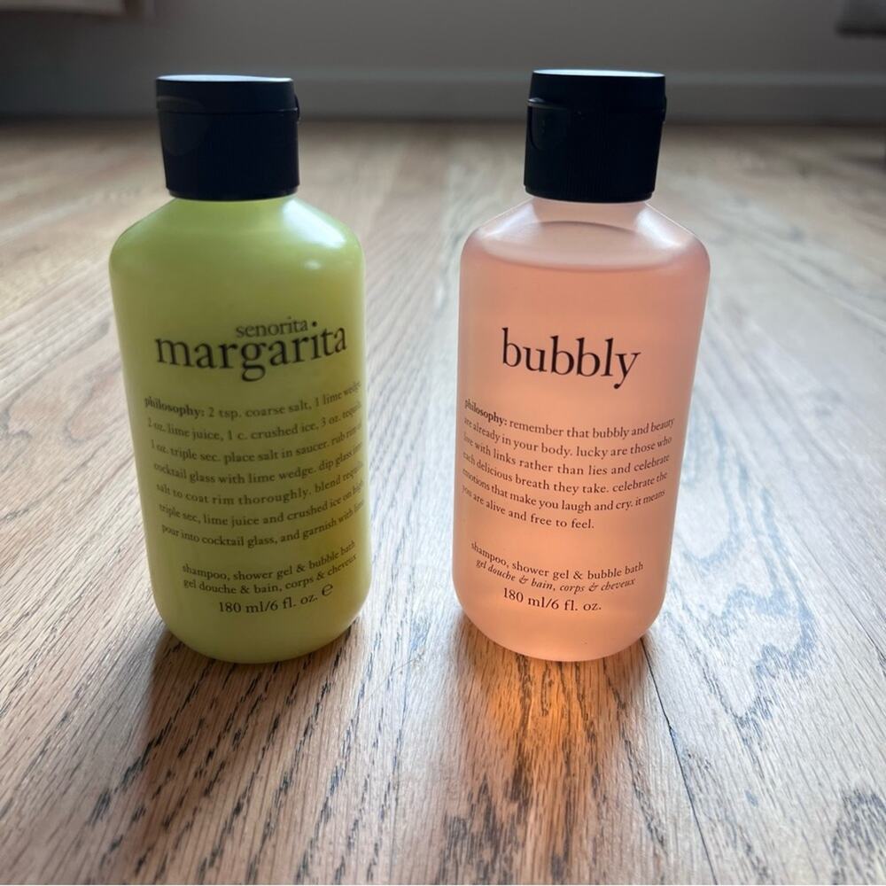 Philosophy Set of 2 Shower Gels 6 ounce bottles